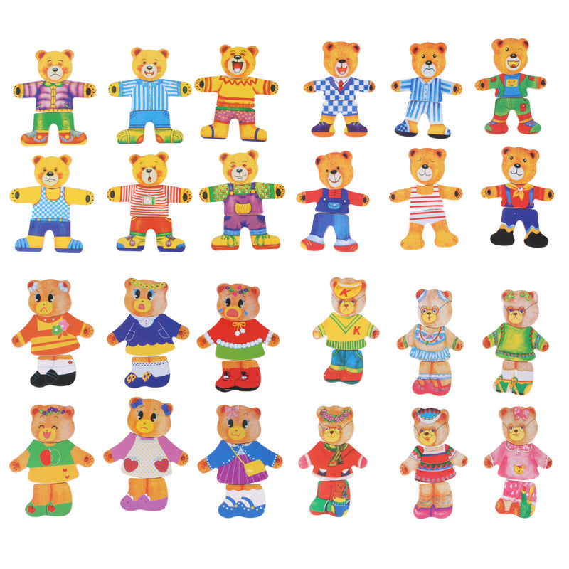 DressUpBear - Kreativ Tre Puzzle for Barn