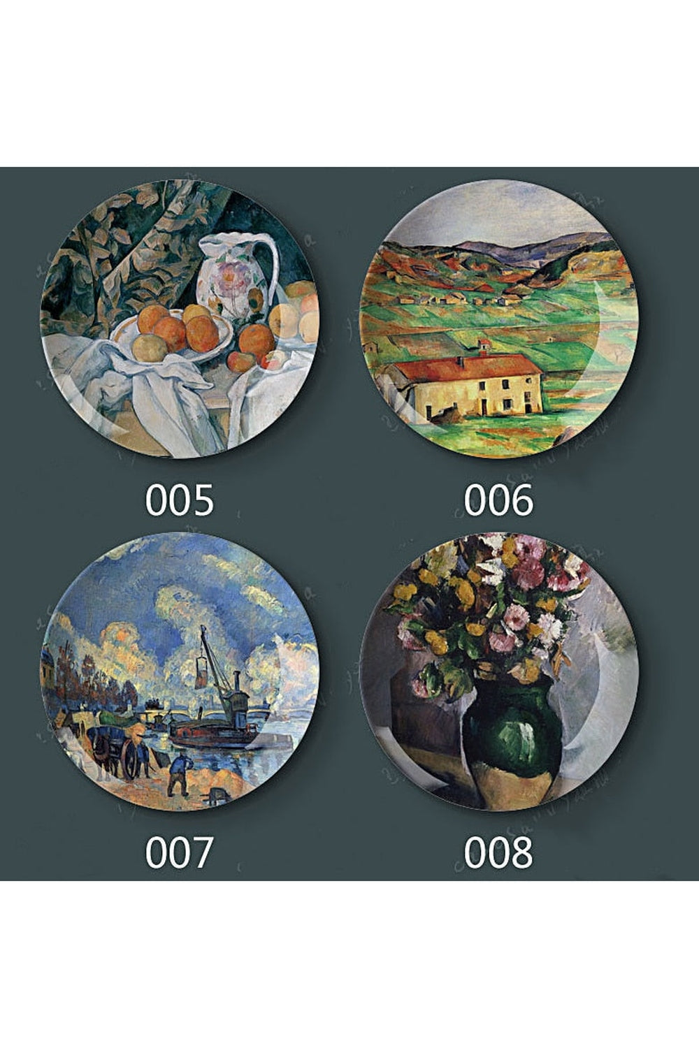 Cezanne inspirerte dekorative tallerkener | Skanto