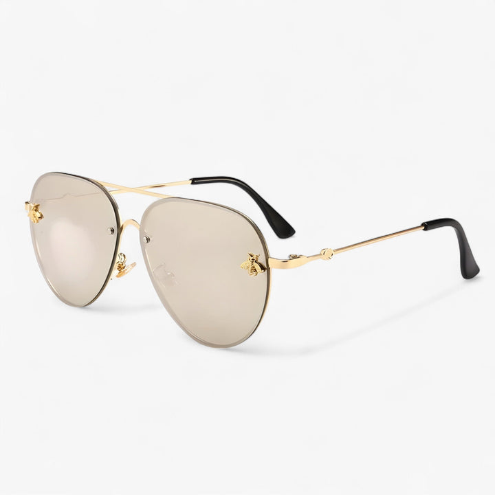 Vintage Pilot Sunglasses with Bee Detail – Halcyon | Skanto