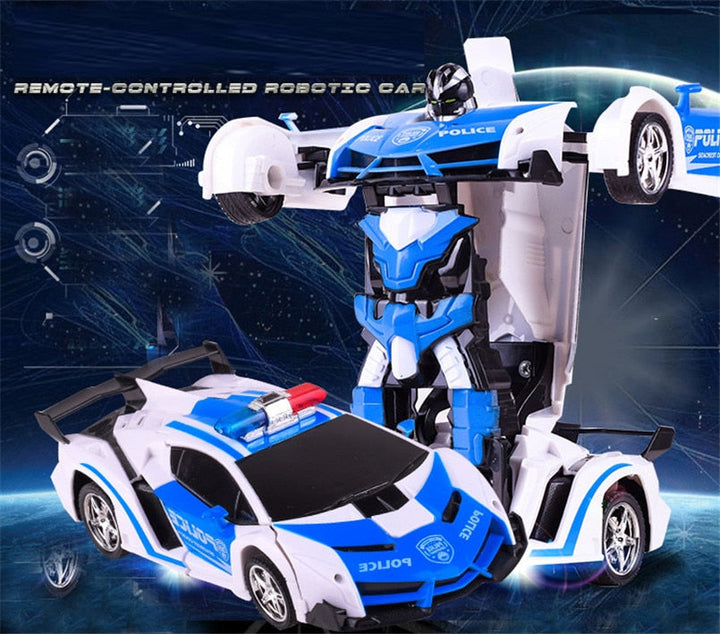 Skanto | 2i1 Robo Racer Transformerende RC Bil Leketøy