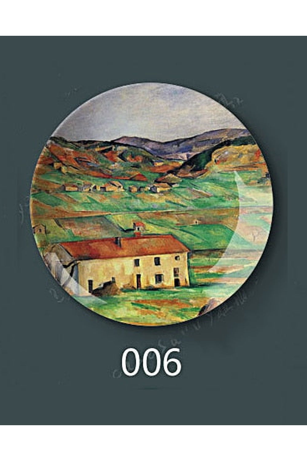 Cezanne inspirerte dekorative tallerkener | Skanto