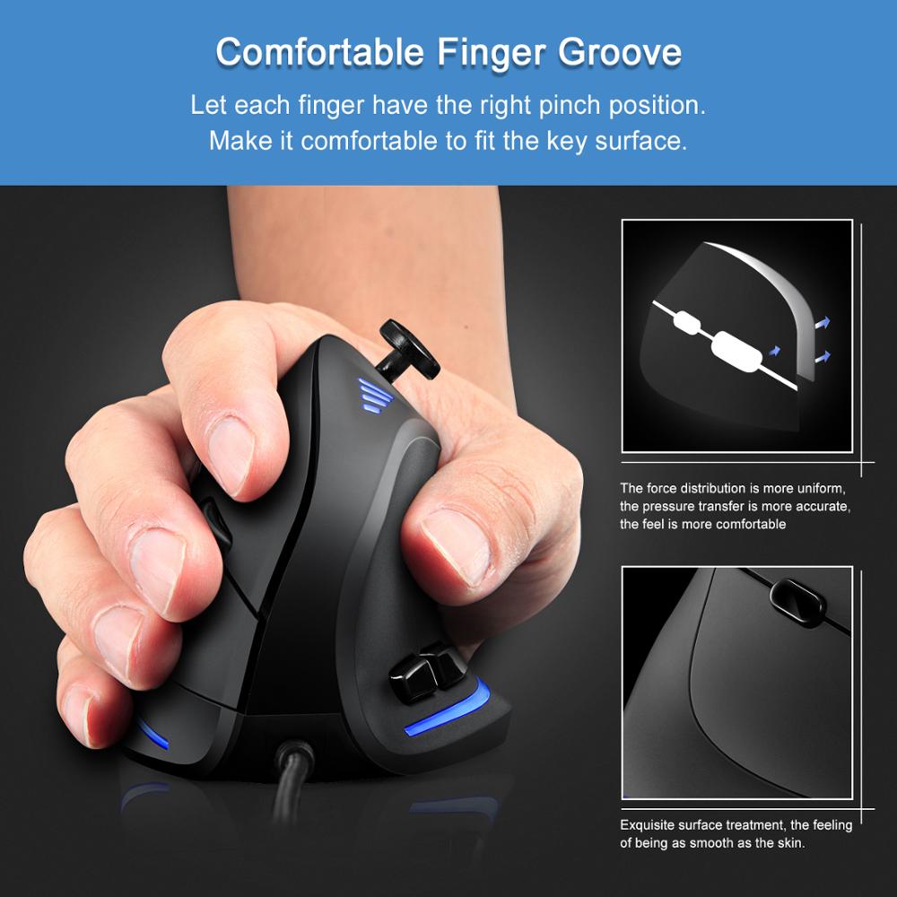 Skanto | Programmerbar Ergonomisk RGB Spillmester Mus