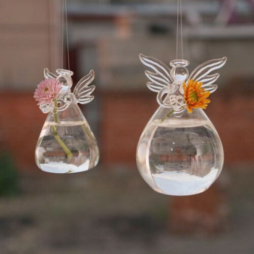 Skanto | Angel Time Transparent Glass Vase
