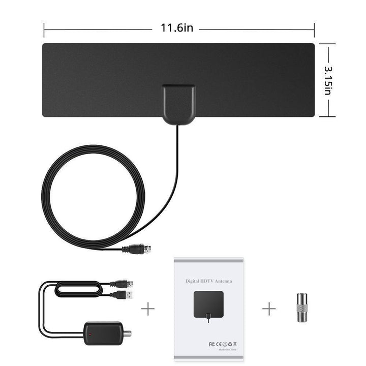 Skanto | HDTV Antenne med Forsterker Signal Booster Innendørs