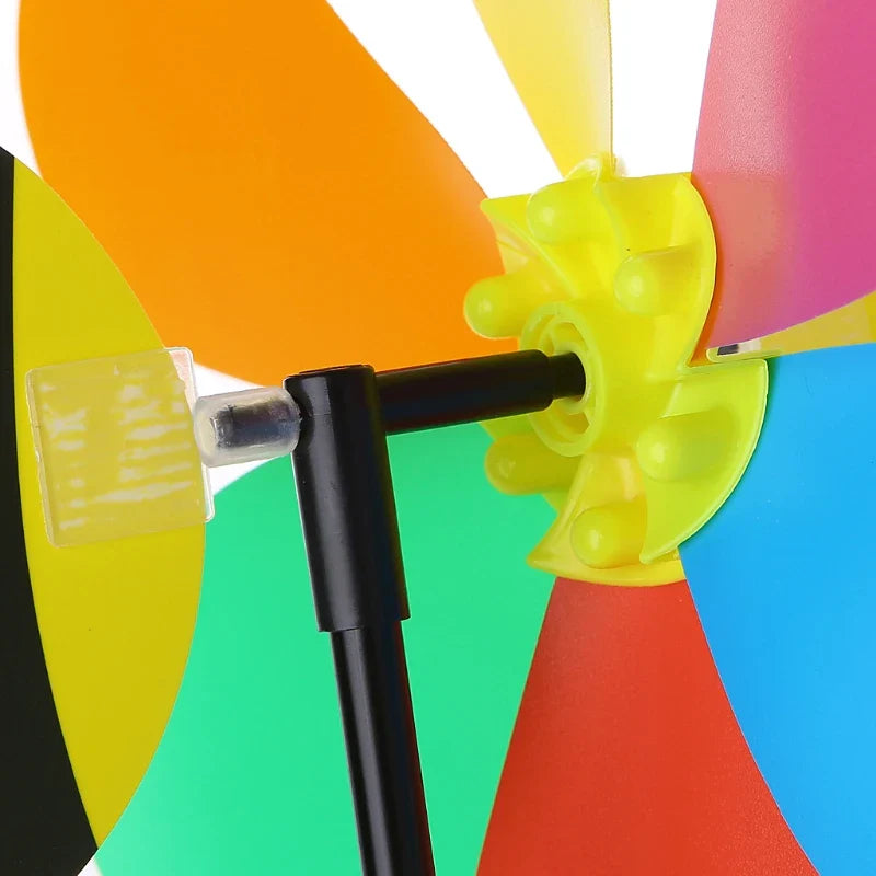 Skanto | WindBee 3D Hage Vindmølle Bi | Sammenleggbar & Værbestandig | For Hage, Balkong & Camping