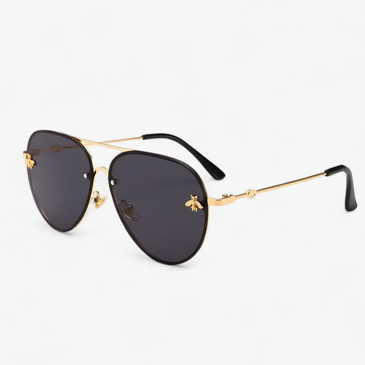 Vintage Pilot Sunglasses with Bee Detail – Halcyon | Skanto