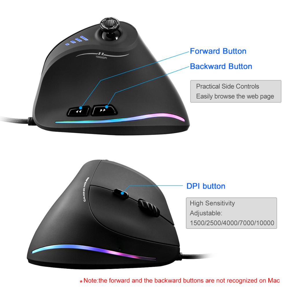 Skanto | Programmerbar Ergonomisk RGB Game Master Mus
