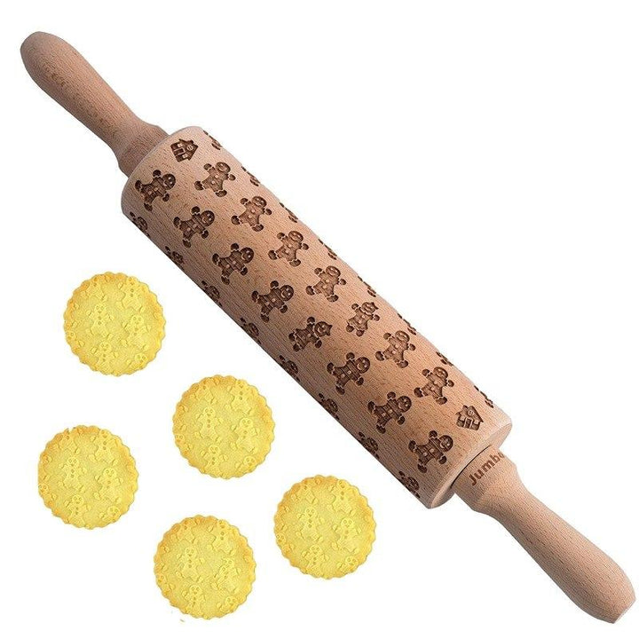 Embossed Holiday Rolling Pins | Skanto