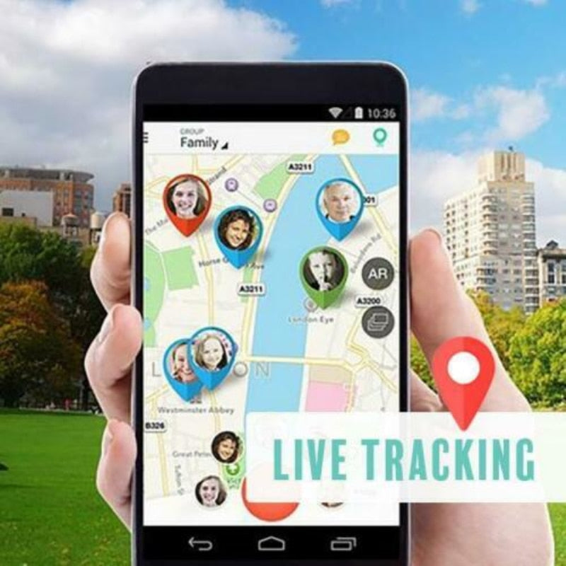 Skanto | Mini GPS Tracker for barn – Mini GPS sporingsenhet for kjæledyr, barn, bil og mer