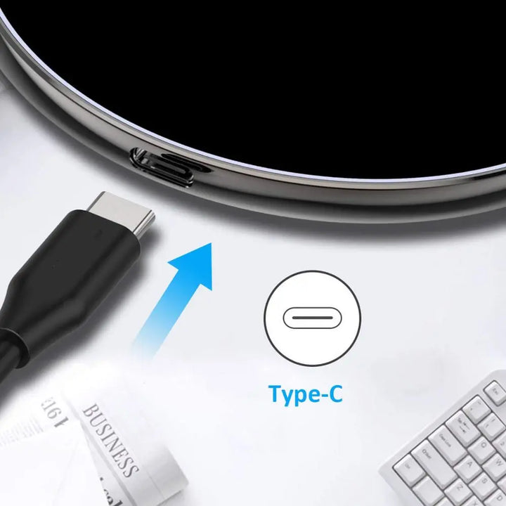 Skanto | 30W Rask Trådløs Ladeplate | Premium USB C Ladekabel MagSafe Lader for Apple iPhone, Samsung & Android - Rask Trådløs Ladeplate