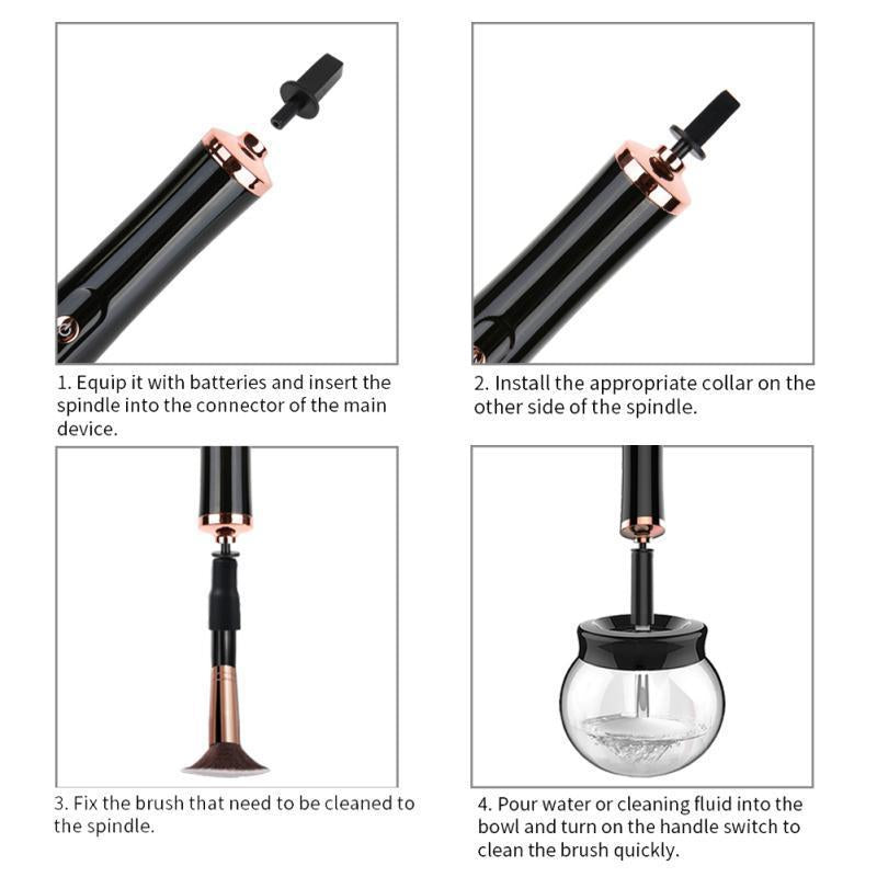 Norvo | Elektrisk sminkebørste renser Praktisk rengjøringsverktøy