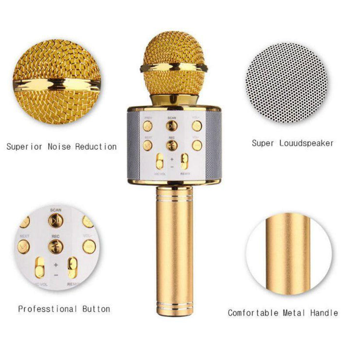Skanto | Trådløs Magisk Karaoke Mikrofon – Bluetooth Karaoke Mikrofon