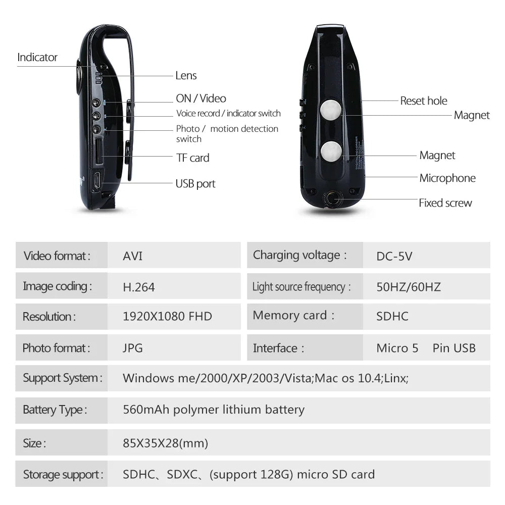 Skanto | Mini digital videoopptaker