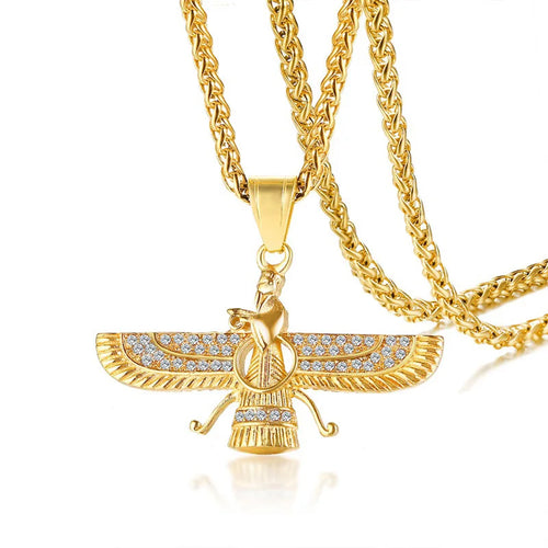 Skanto | Rhinestone Ahura Mazda Zoroastrisk Anheng Smykke