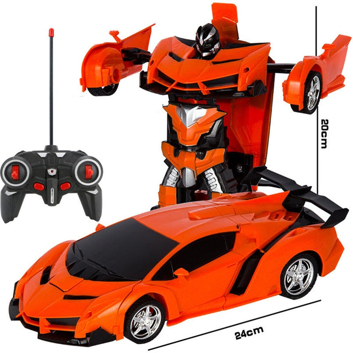 Skanto | 2i1 Robo Racer Transformerende RC Bil Leketøy