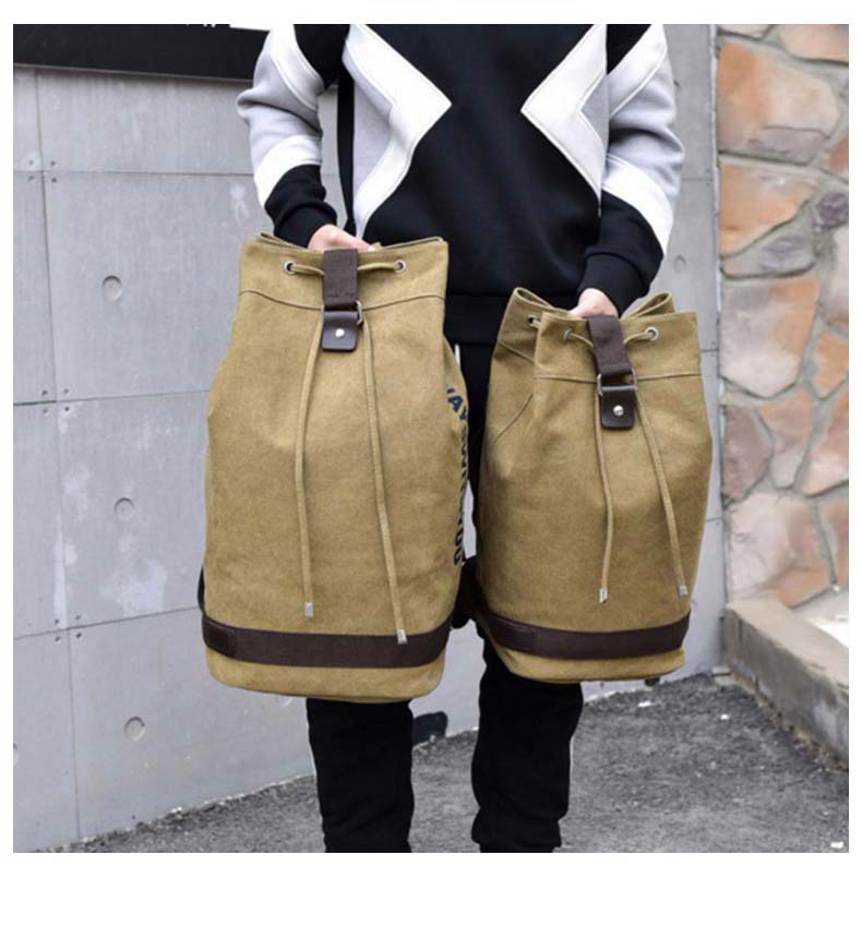 Norvo | Nomadevennlig lerrets bøtteveske ryggsekk