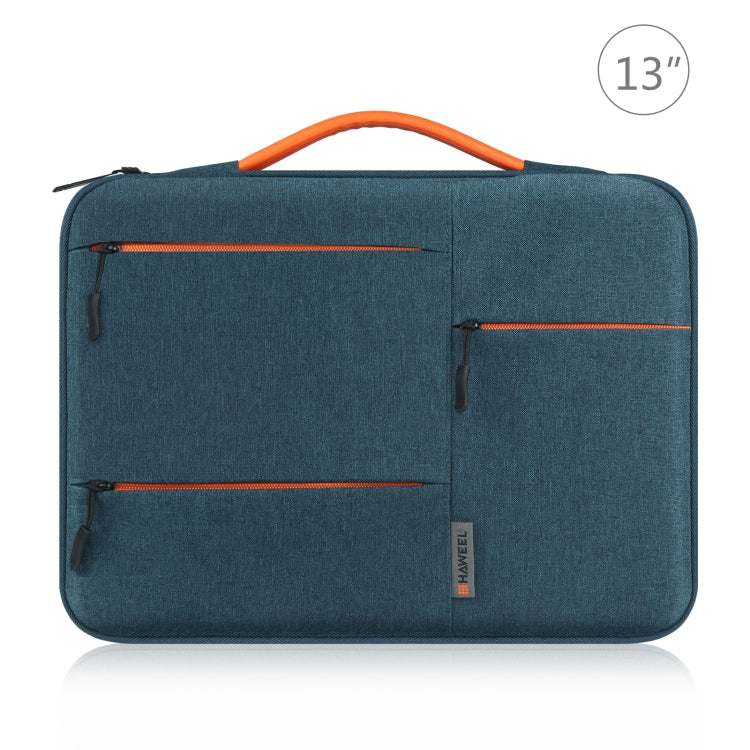 Skanto | HAWEEL 33.0 cm Ermeveske Glidelås Dokumentmappe Laptop Bag for Macbook, Samsung, Lenovo Thinkpad, Sony, DELL Alienware, CHUWI, ASUS, HP, 13 tommer - 13.5 tommer Laptoper (Marineblå)