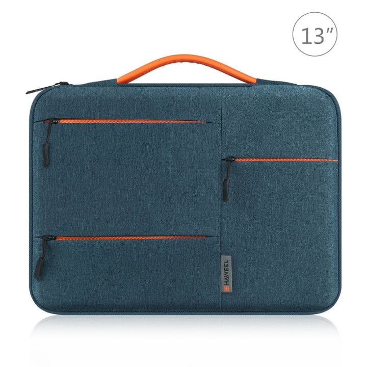Skanto | HAWEEL 33.0 cm Ermeveske Glidelås Dokumentmappe Laptop Bag for Macbook, Samsung, Lenovo Thinkpad, Sony, DELL Alienware, CHUWI, ASUS, HP, 13 tommer - 13.5 tommer Laptoper (Marineblå)