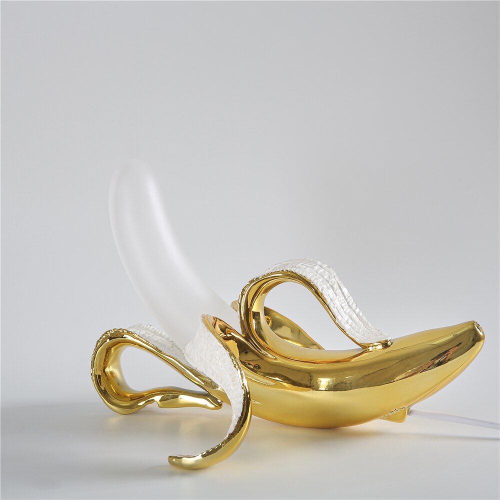 Skanto | GoldenBanana - Elegant Art Deco Bordlampe