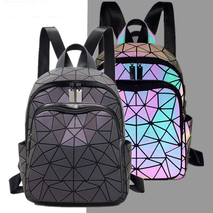 Skanto | Rainbow Rise Luminous Holographic Ryggsekk