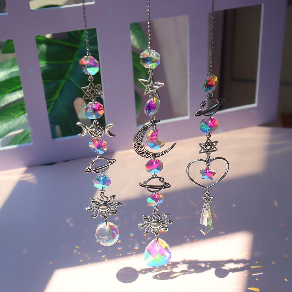 Dream Combo Symphony Crystal Vindklokke Måne Solfanger | Skanto