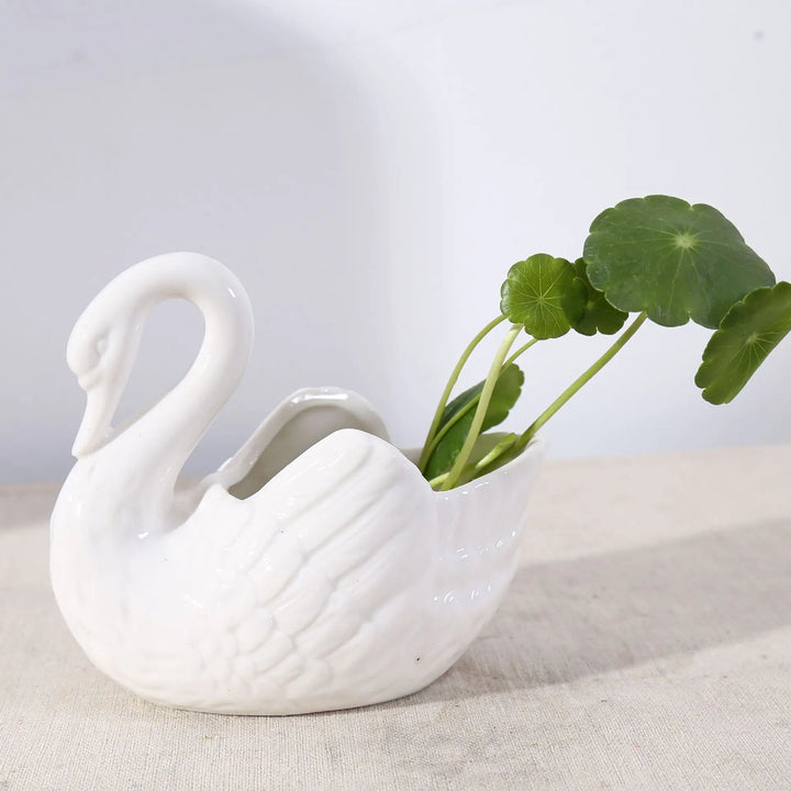 Swan Minimalistisk Keramikkrukke | Skanto