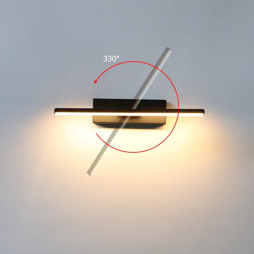 Skanto | Moderne roterende soverom nattbord vegglampe - Justerbar LED vegglampe sokkel