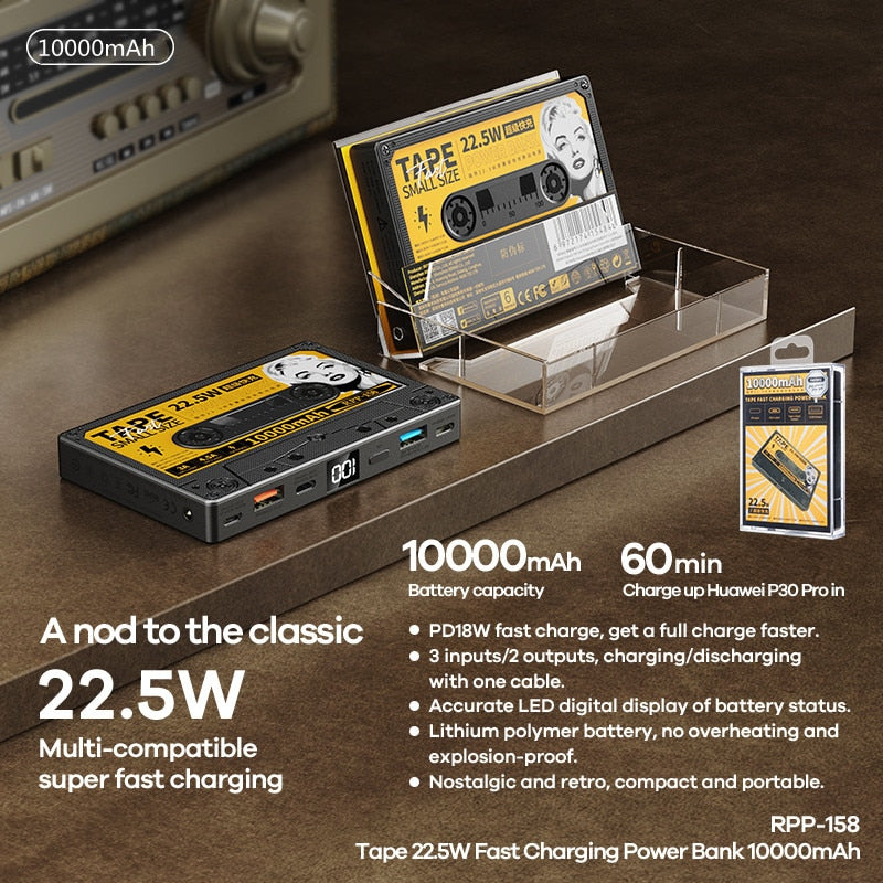 Skanto | Retro Kassett Power Bank