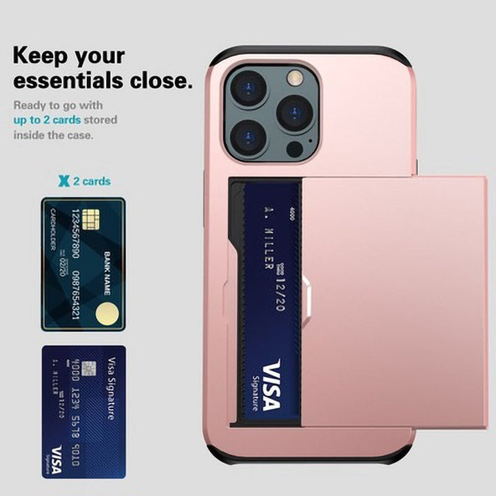 Skanto | Business Armor Slide Wallet iPhone Case