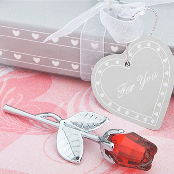 Luksuriøs Kristallrose i Geschenkbox – Valentinstagsgeschenk für Sie