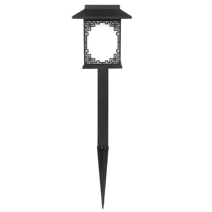 Skanto | Solar LED Hage Lampe – Stor Firkantet Lampe med Varmt Lys og Dobbelt Bruk