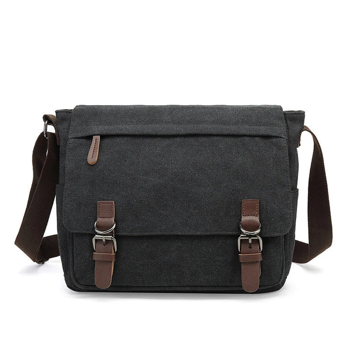 Skanto | Carlos – Robust Herresekk for Daglig Bruk | Slitesterk Lerret Crossbody Bag