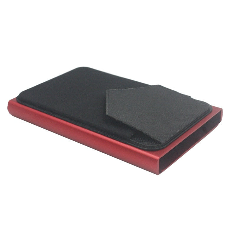Skanto | Pop-Out Aluminium RFID Blokkerende Lommebok med Hurtigtilgang Skyver