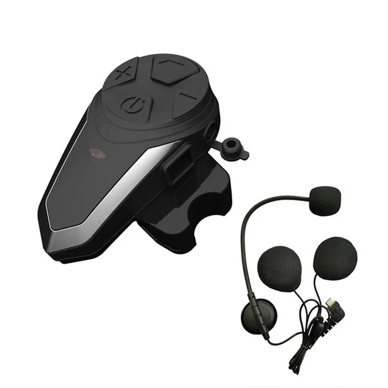 Skanto | Motorsykkelhjelm Bluetooth Intercom med FM & 1000m rekkevidde – RoadLink S3