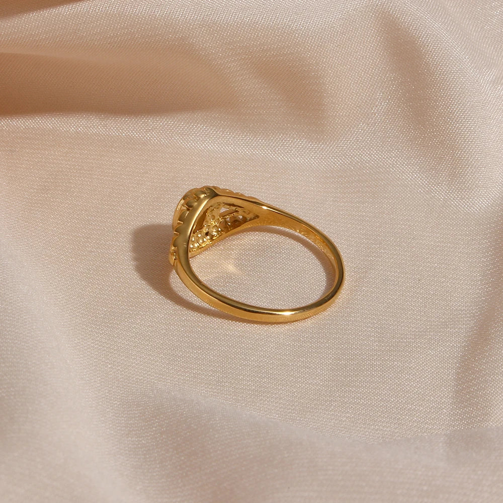 Skanto | 18k vintage inspirert perle ring