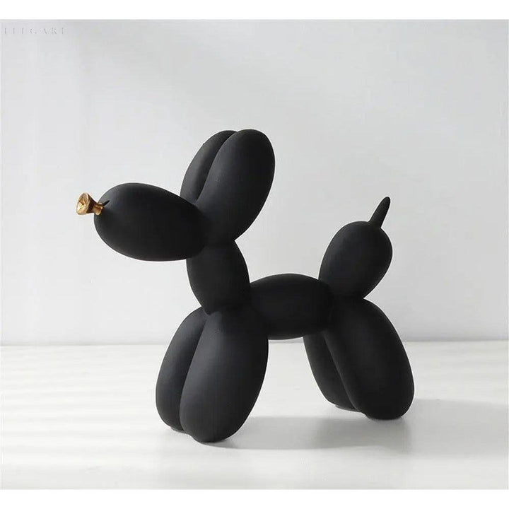 Haku – Ballonghundfigur med gyllen snute