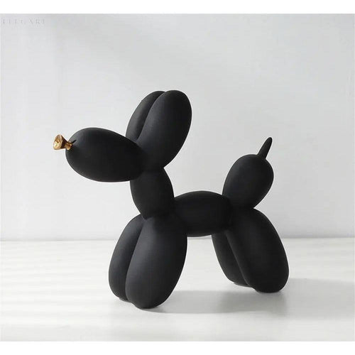 Haku – Ballonghundfigur med gyllen snute