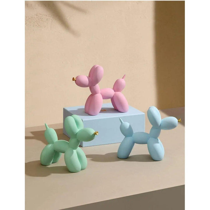 Haku – Ballonghundfigur med gyllen snute