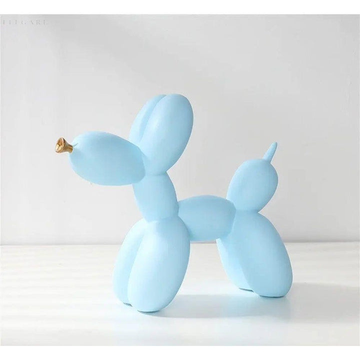 Haku – Ballonghundfigur med gyllen snute