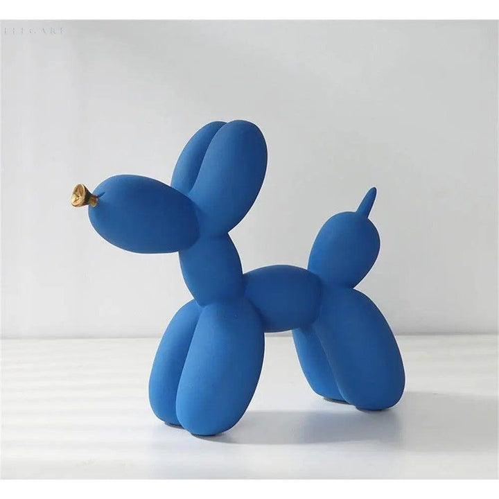 Haku – Ballonghundfigur med gyllen snute
