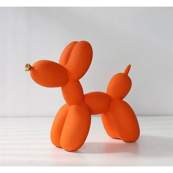 Haku – Ballonghundfigur med gyllen snute