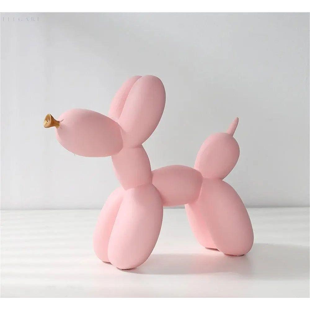 Haku – Ballonghundfigur med gyllen snute