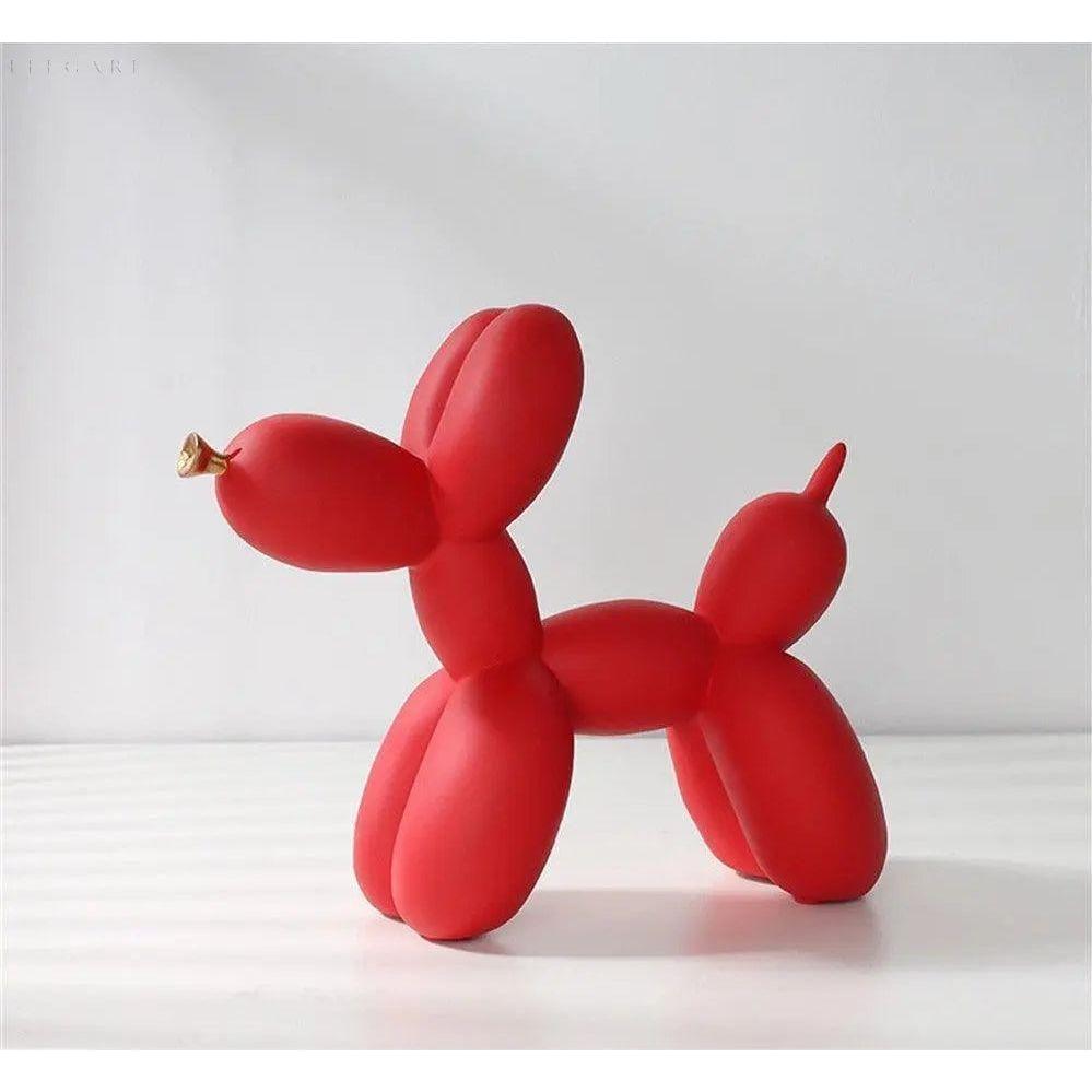 Haku – Ballonghundfigur med gyllen snute