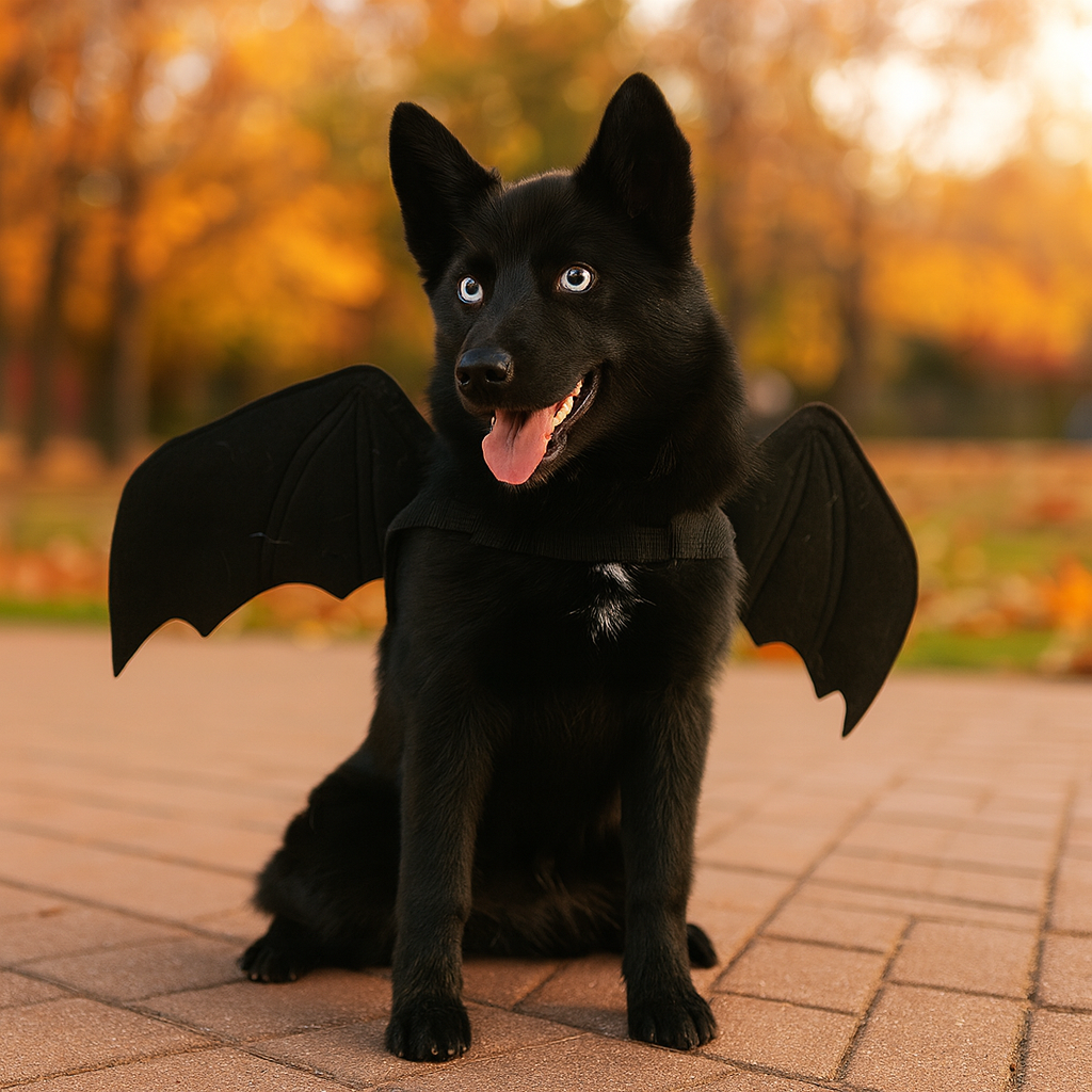 Skanto | Halloween Hund Kostyme Flagermus Vinger