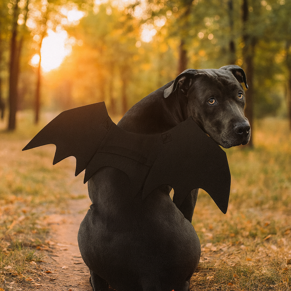 Skanto | Halloween Hund Kostyme Flagermus Vinger