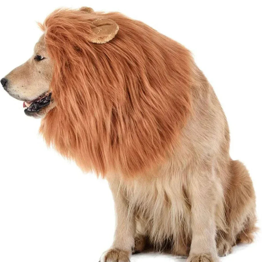 Skanto | Halloween Hundekostyme Løvemanke Parykk