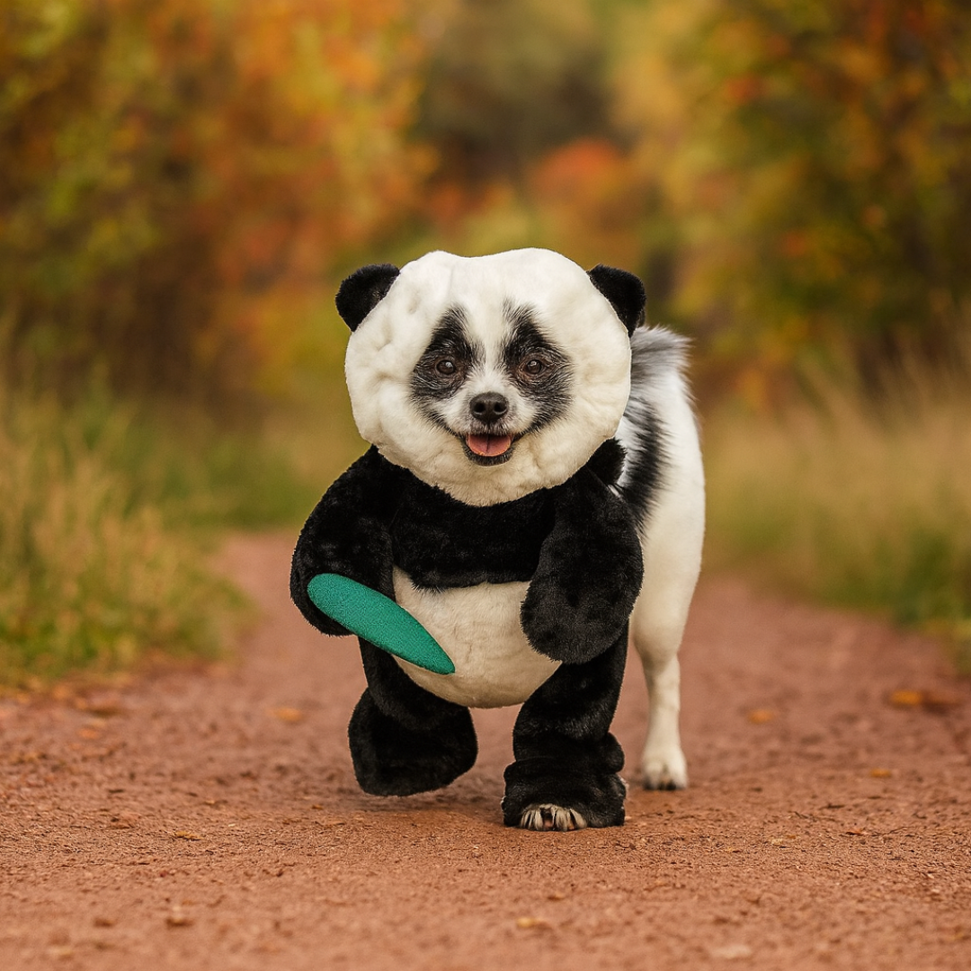 Skanto | Halloween Panda Hund Kostyme Utstyr