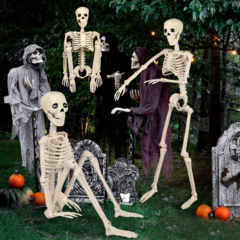 Skanto | Halloween Plastisk Skjelett Utendørs Dekorasjon