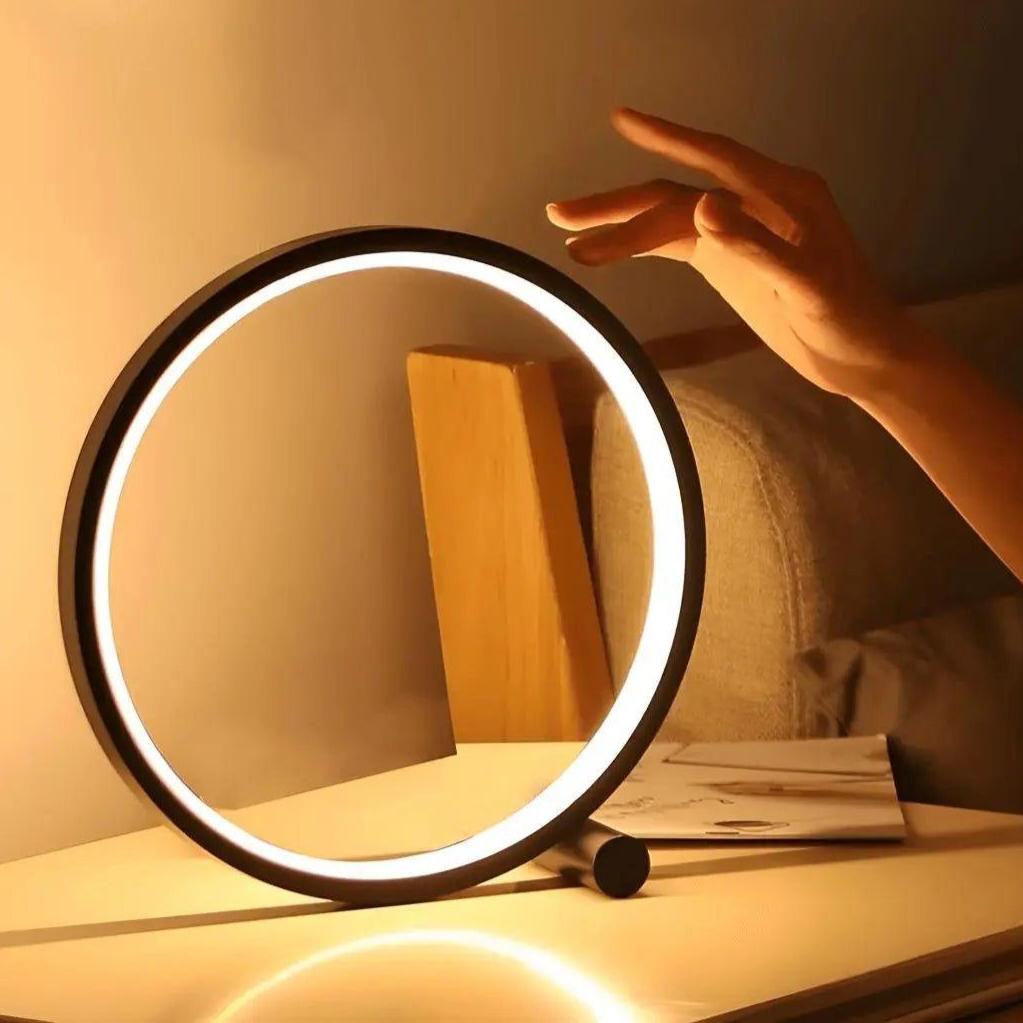 Skanto | Dimmbar LED Berøring Rund Bordlampe for Kreative Rom