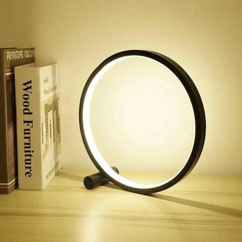 Skanto | Dimmbar LED Berøring Rund Bordlampe for Kreative Rom